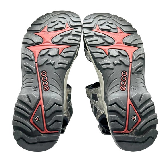 Ecco | Men | Yucatán Receptor Gray Camo Outdoor Sport Sandals | 47 EU 13-13.5 US main image 8
